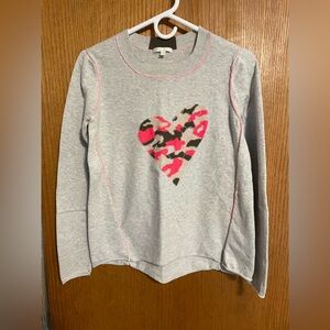 Lisa Todd Camo Heart Stitched Sz S